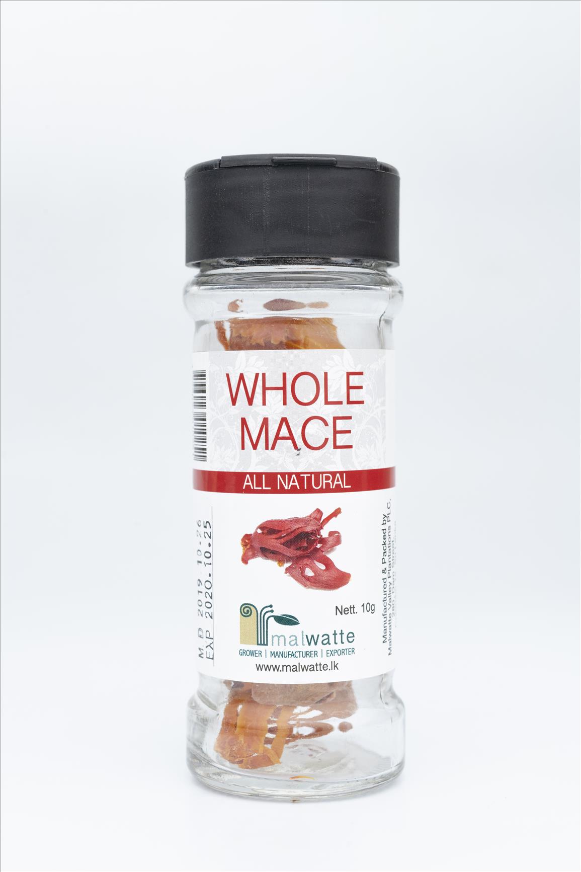 Whole Mace 10g Malwatte Valley Plantations PLC