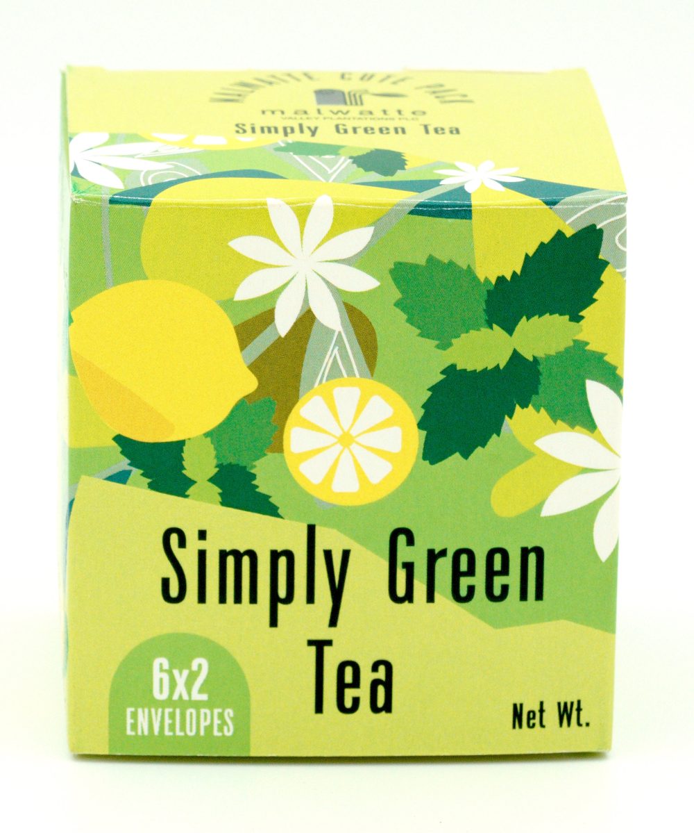 (SIMPLY GREEN TEA) – Green Tea –Peppermint – Jasmin – soursop – Lemon – Mint