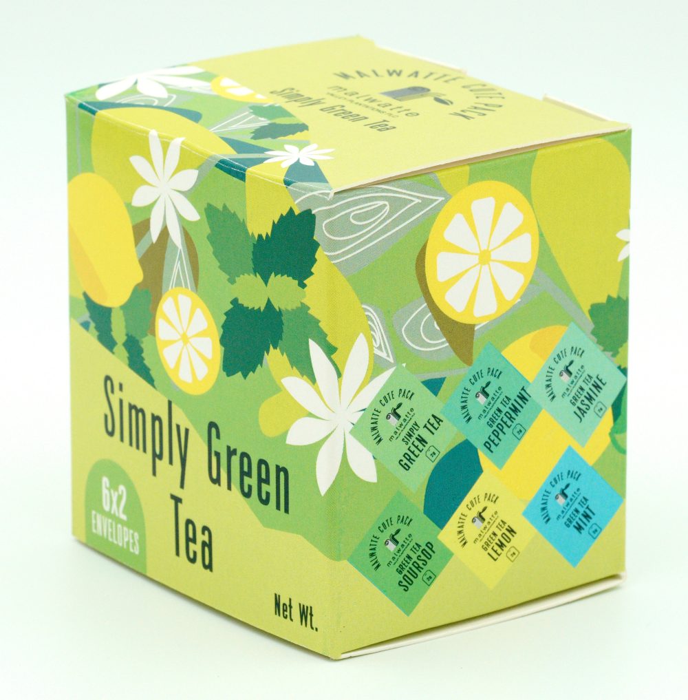 (SIMPLY GREEN TEA) – Green Tea –Peppermint – Jasmin – soursop – Lemon – Mint