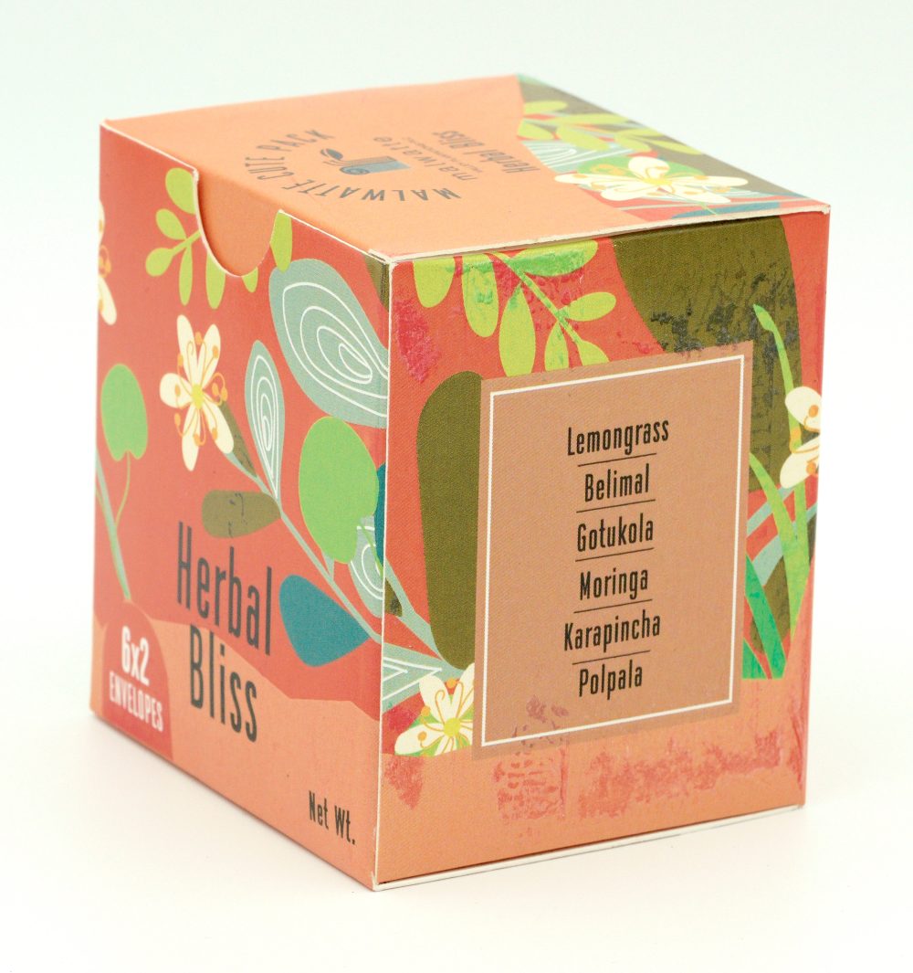 (HERBAL BLISS) -Lemongrass – Belimal – Gotukola – Moringa – Karapincha – Polpala