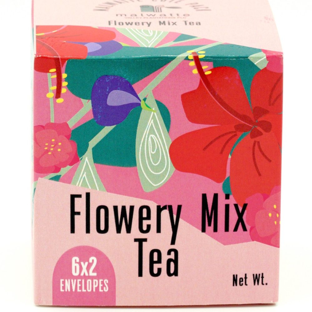 (FLOWERY MIX) – Ranawara – Marigold – Blue Pea – Hibiscus – Rose – Jasmin